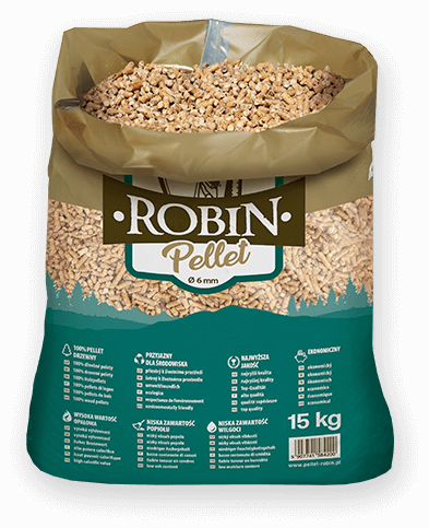 worek pelletu opałowego Robin do kupienia w Krotoszynie lub sklepie internetowym
